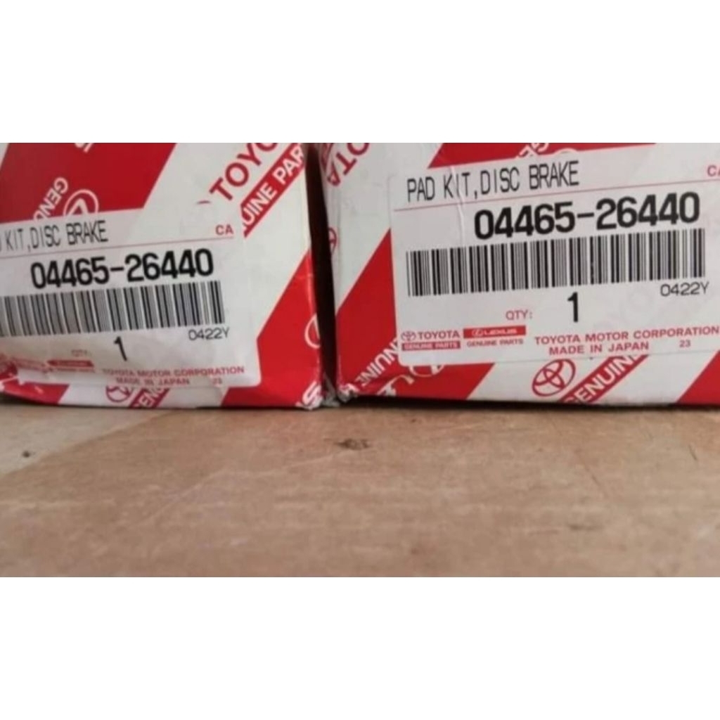 Kampas Rem depan Hiace premio set Toyota Hiace Premio