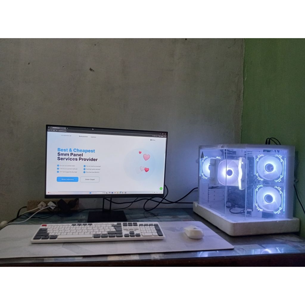 pc amd ryzen 5 5500gt fullset second