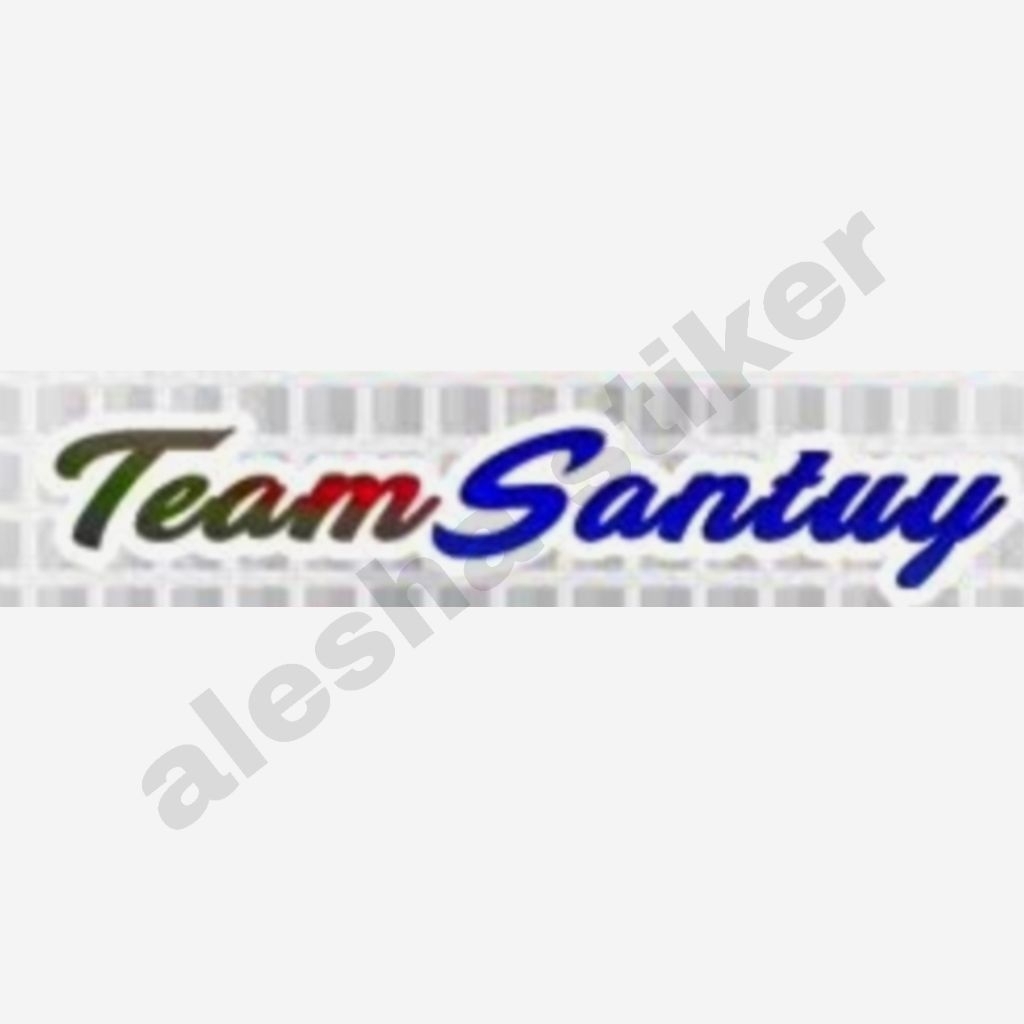 

stiker team santuy stiker motor