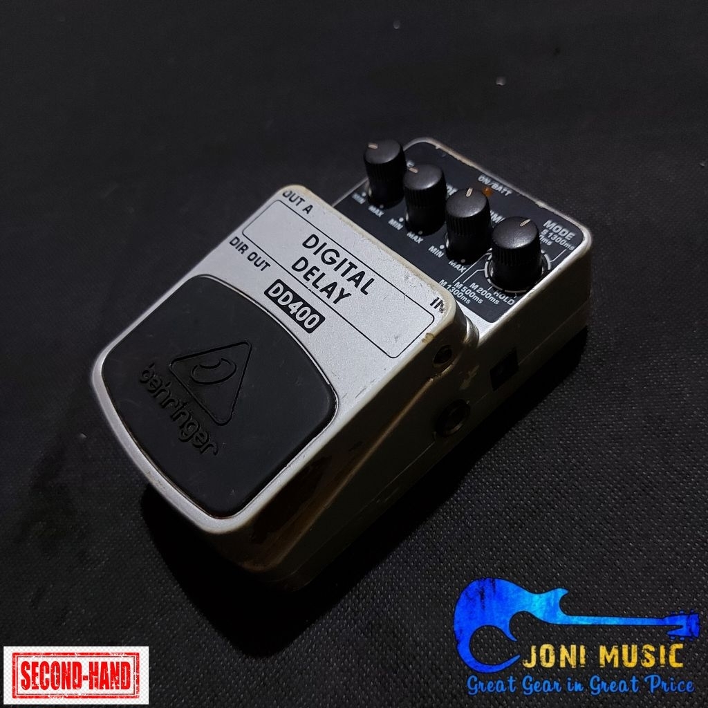 Efek Gitar Behringer Vintage Delay VD400 VD-400 VD 400 Digital Delay DD600 DD-600 DD400 DD-400
