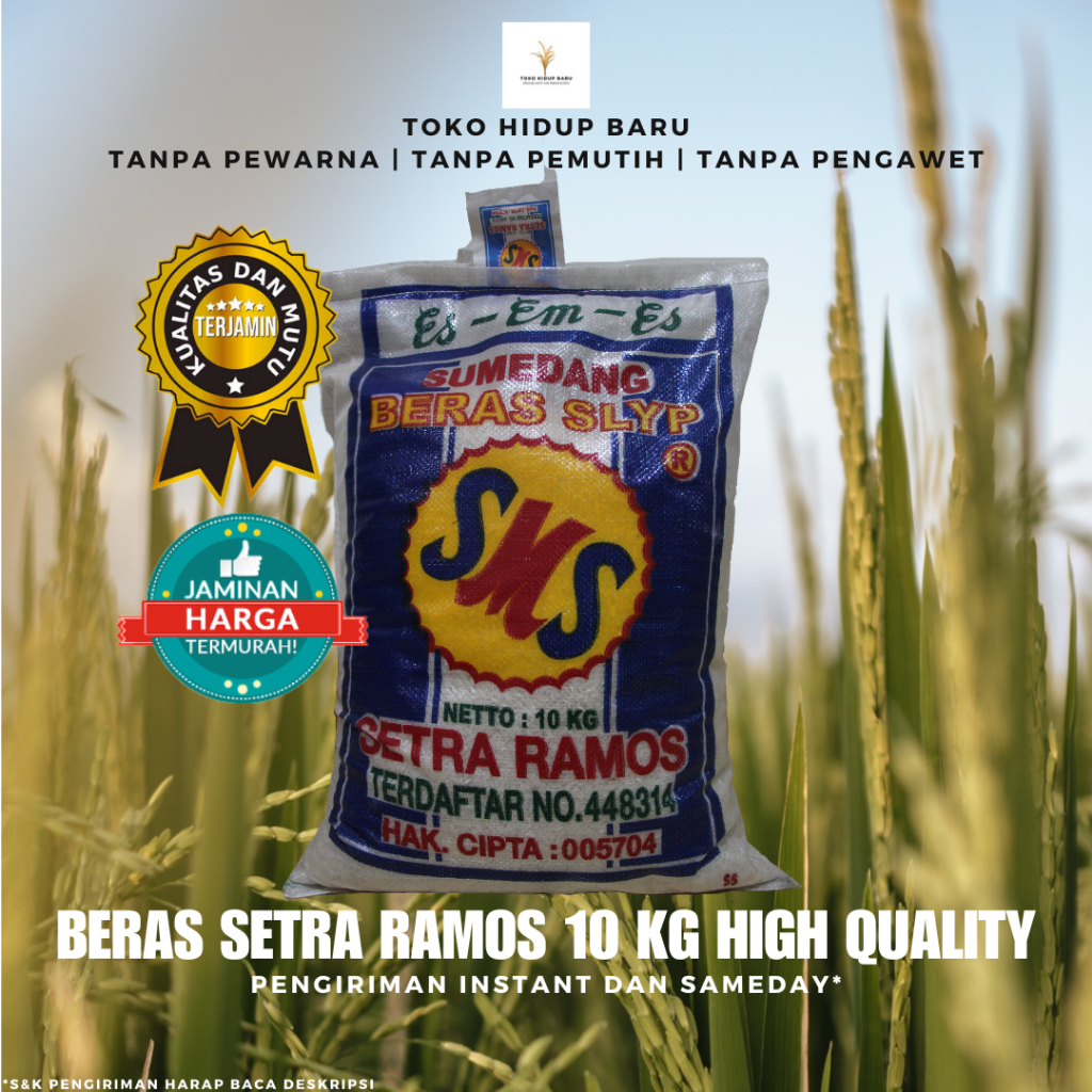 

(BEST SELLER) BERAS SETRA RAMOS 10 KG PREMIUM CAP SMS