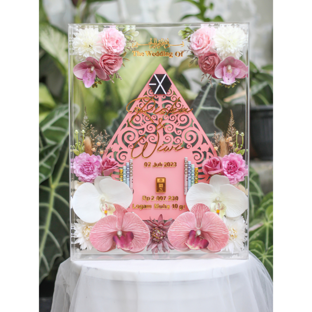MAHAR AKRILIK MAHAR GUNUNGAN PIGURA MAHAR NIKAH GUNUNGAN