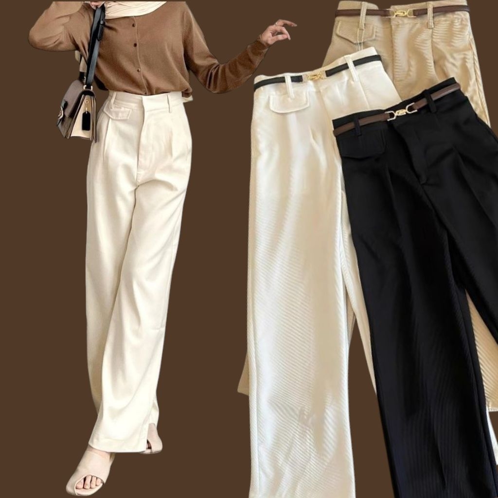 celana panjang wanita oro pants fashion tranding