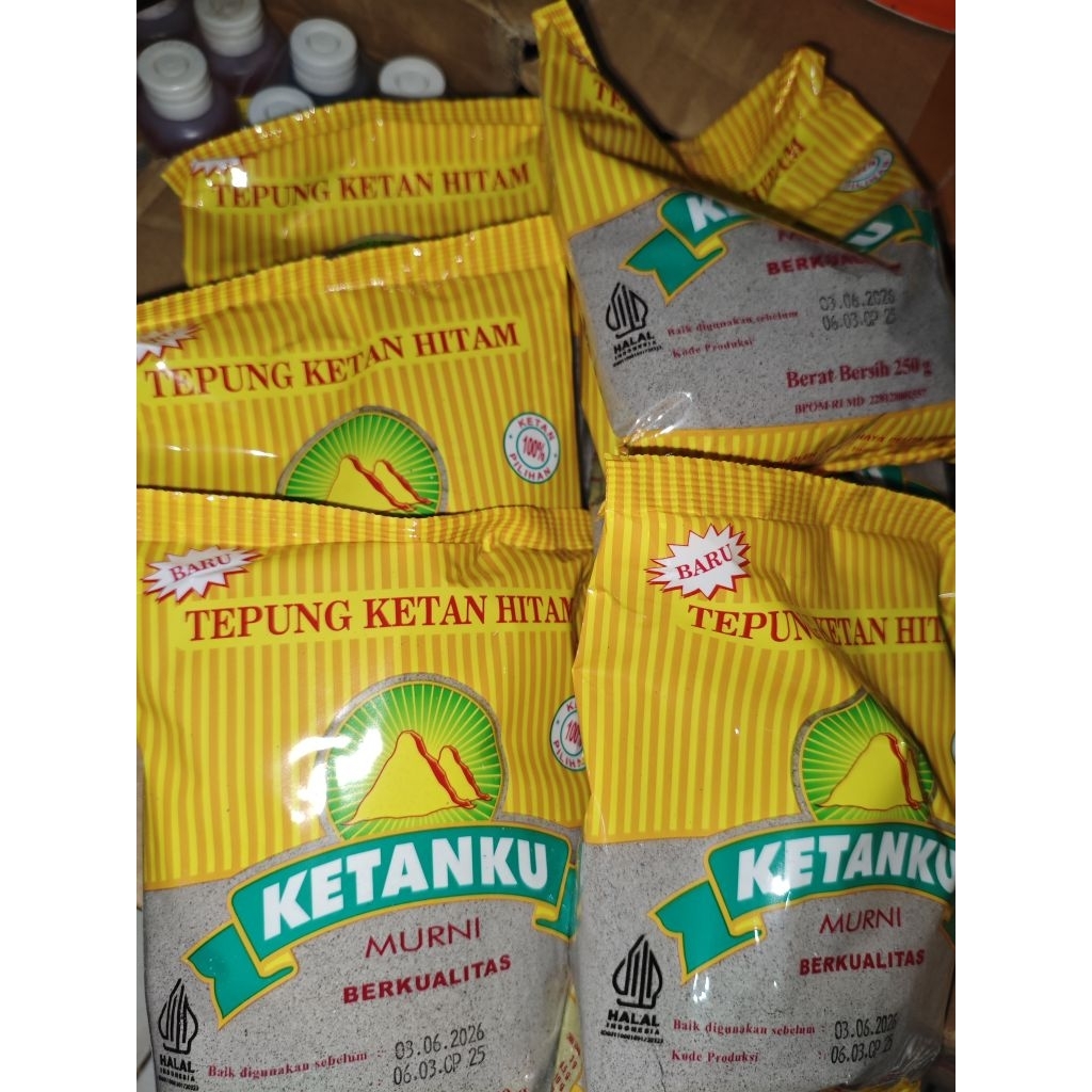 

Tepung Ketan Hitam KETANKU 250 Gram VIRALLL(Exp 08-07-2026)