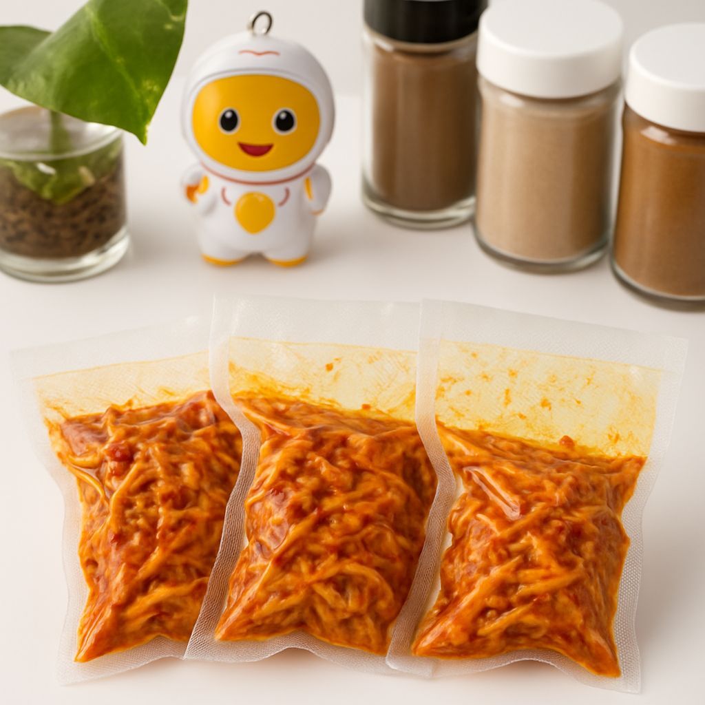 

Ayam Suwir Pedas Kemasan Vakum