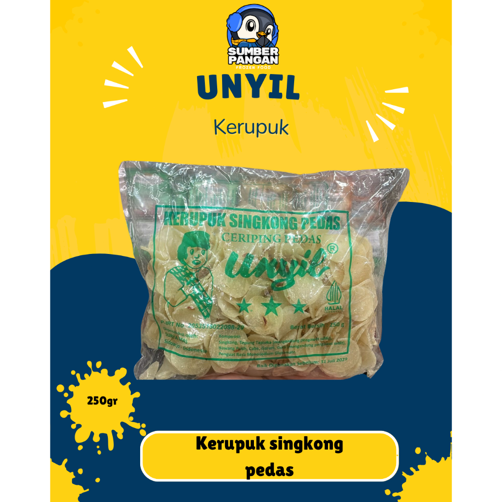 

Sumber Pangan Unyil Kerupuk Singkong Pedas