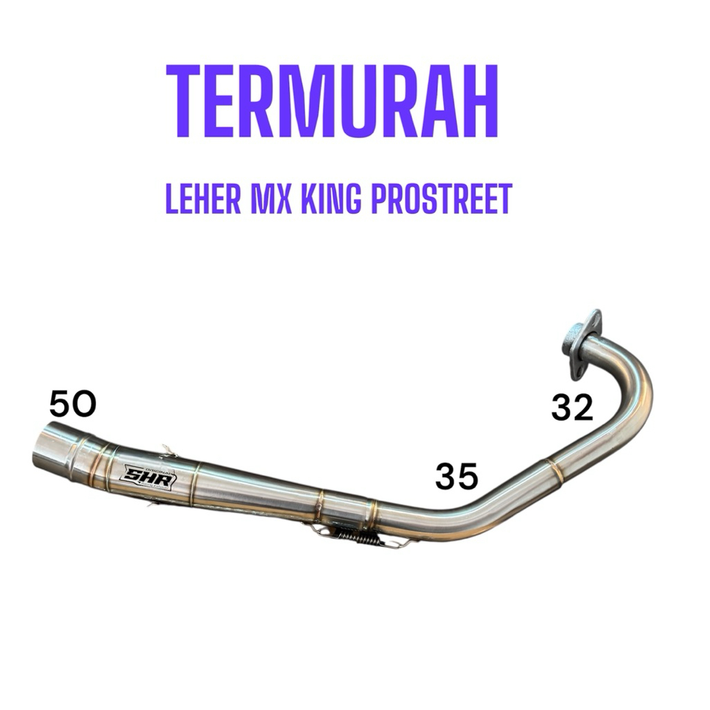 Leher knalpot Prostreet mx king,Leher prostret mx king