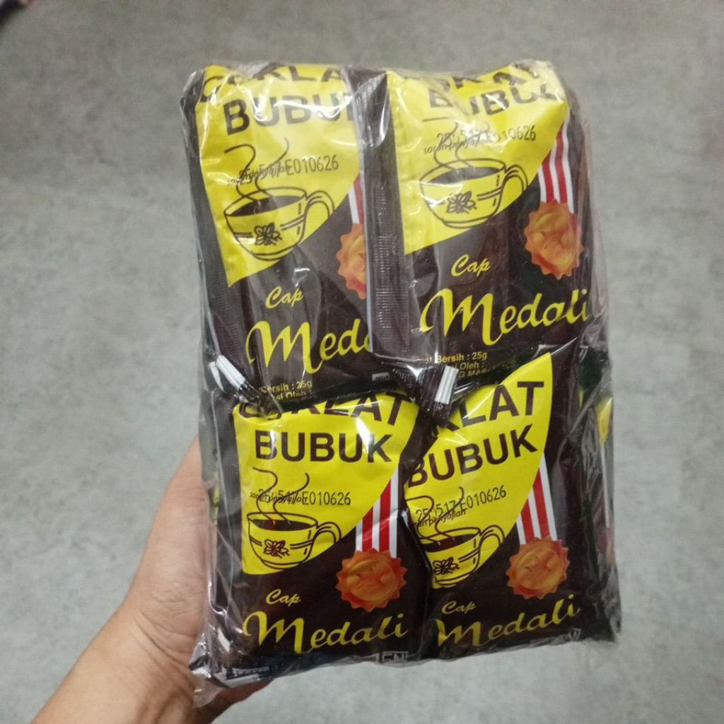 

MEDALI COKLAT BUBUK ISI 20 BKS
