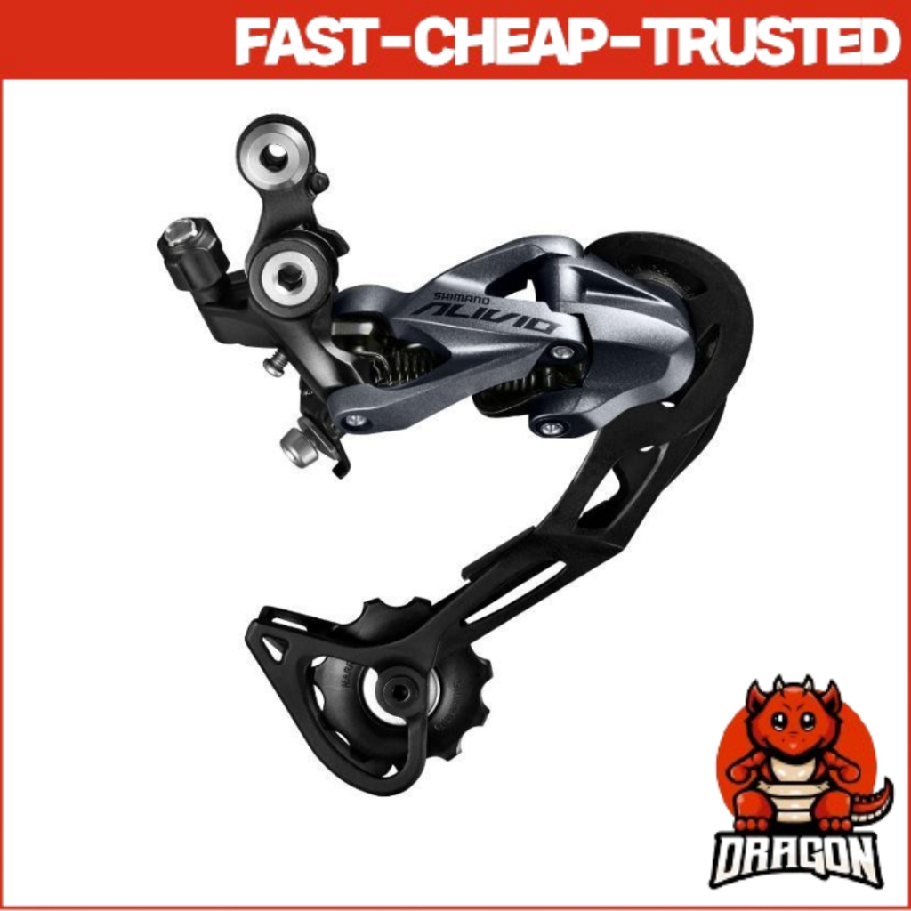 RD Shimano Alivio 8/9/10 Speed Rear Derailleur M4000 Sepeda Lipat MTB Roadbike DLL