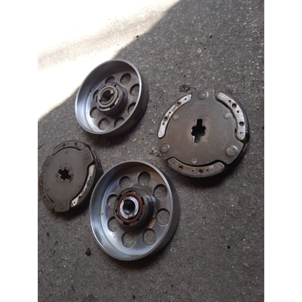 mangkok kampas ganda set Suzuki rc 80 rc 100 bravo crystal tornado original