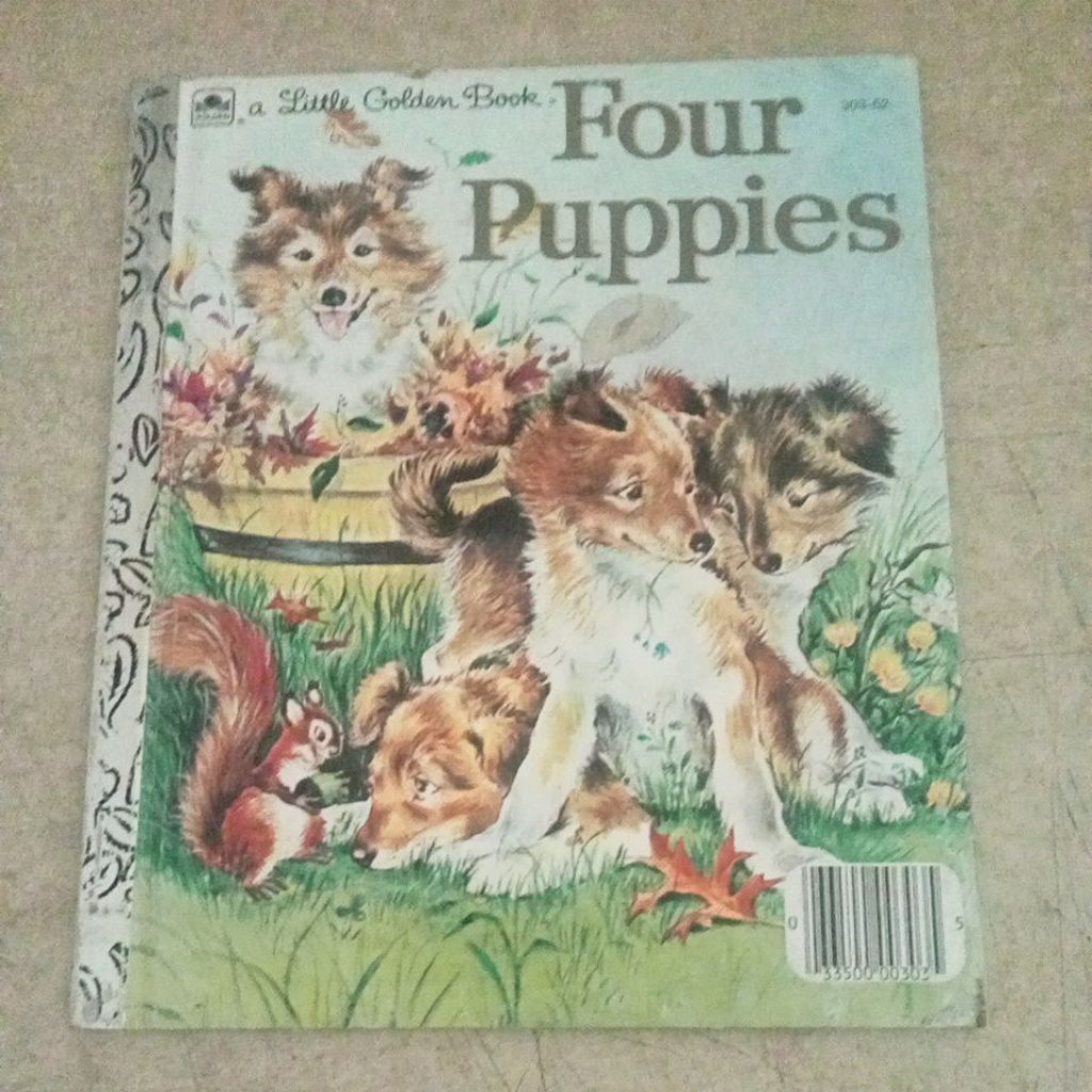 Buku a Little Golden Book: Four Puppies
