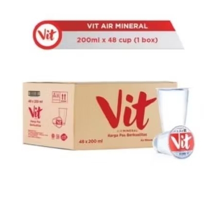 

VIT GELAS 200 ML ISI 48 CUPS