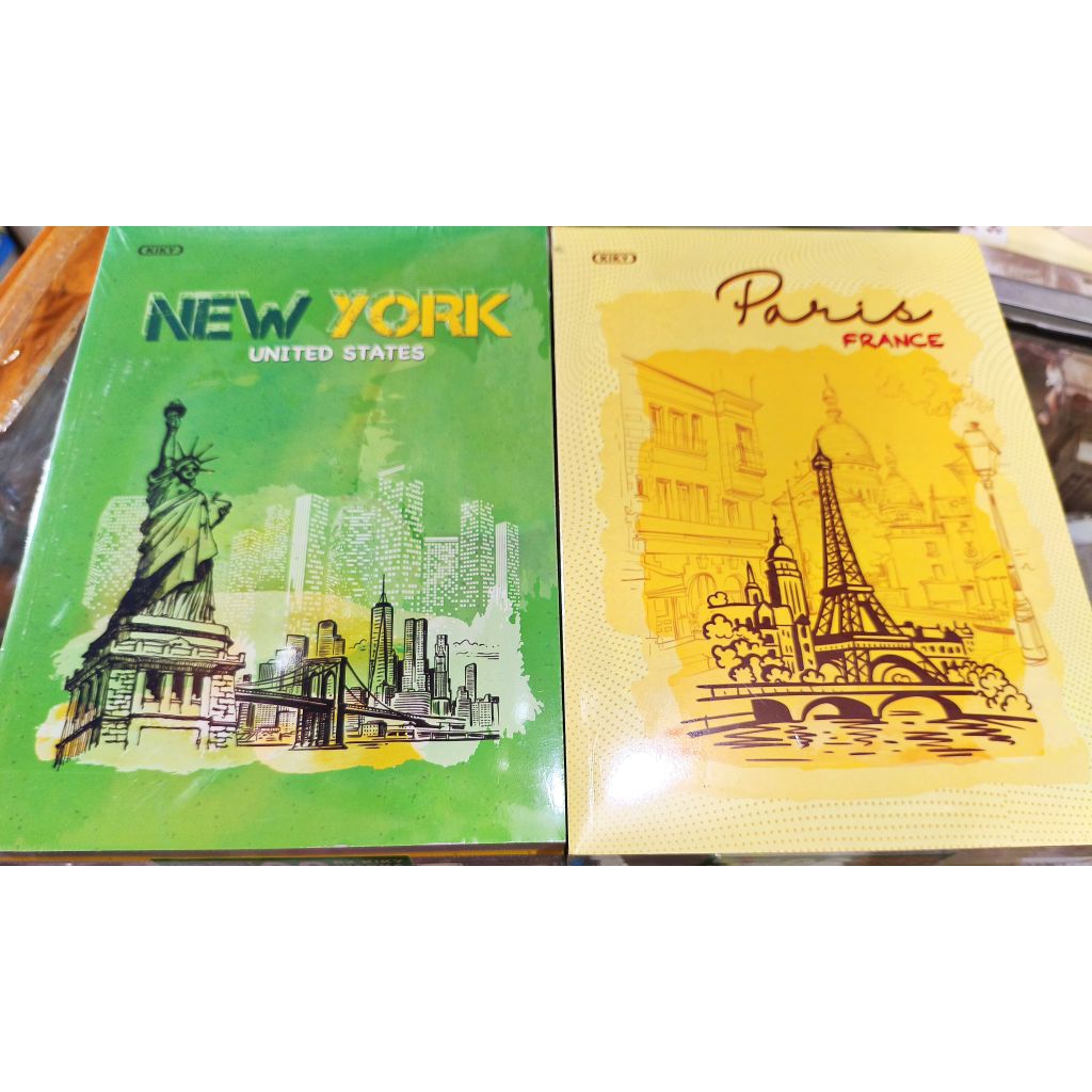 

Kiky buku tulis warna panjang/boxy 98 lembar /pack isi 5 buku