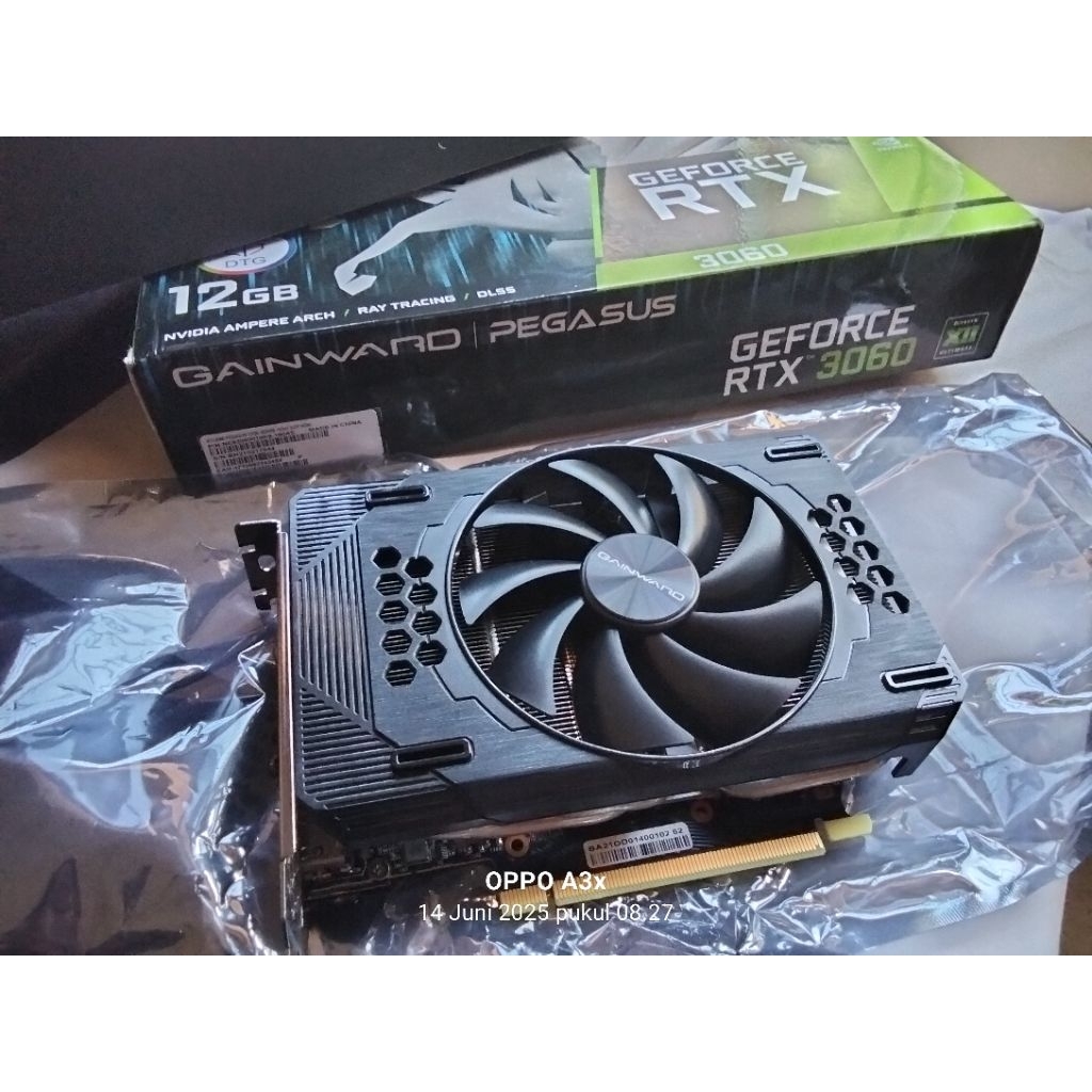 RTX 3060 12gb Vram fullset mulus bekas pribadi