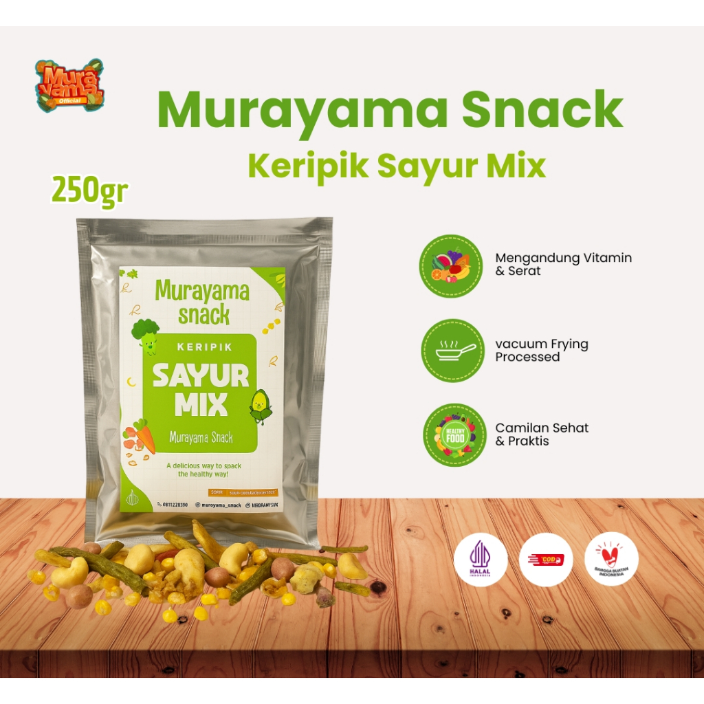 

Keripik Sayur Mix | MURAYAMA SNACK