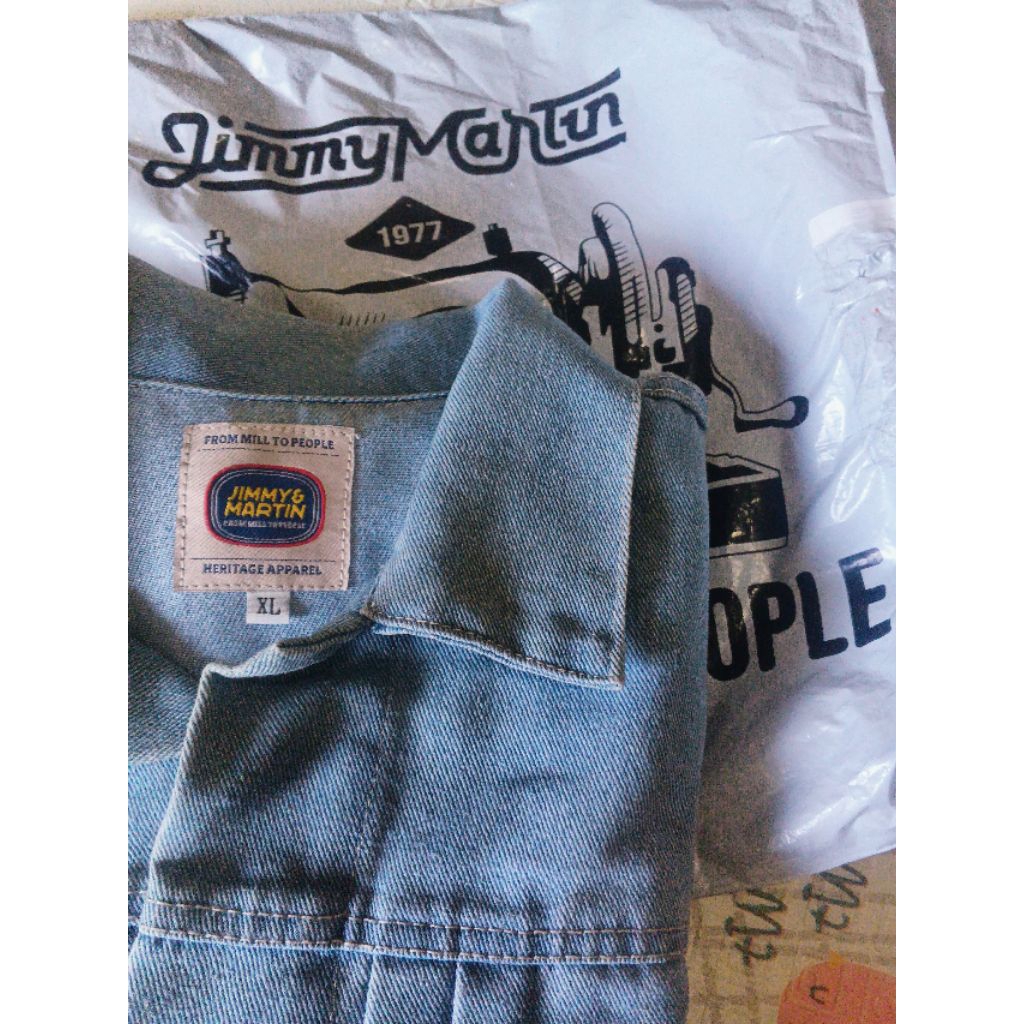 Jacket Denim Jaket Jeans Jimmy And Martin