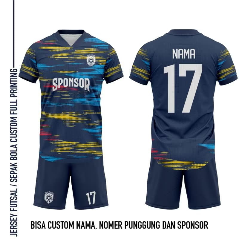 JERSEY FUTSAL CUSTOM FREE NAMA DAN NO PUNGGUNG