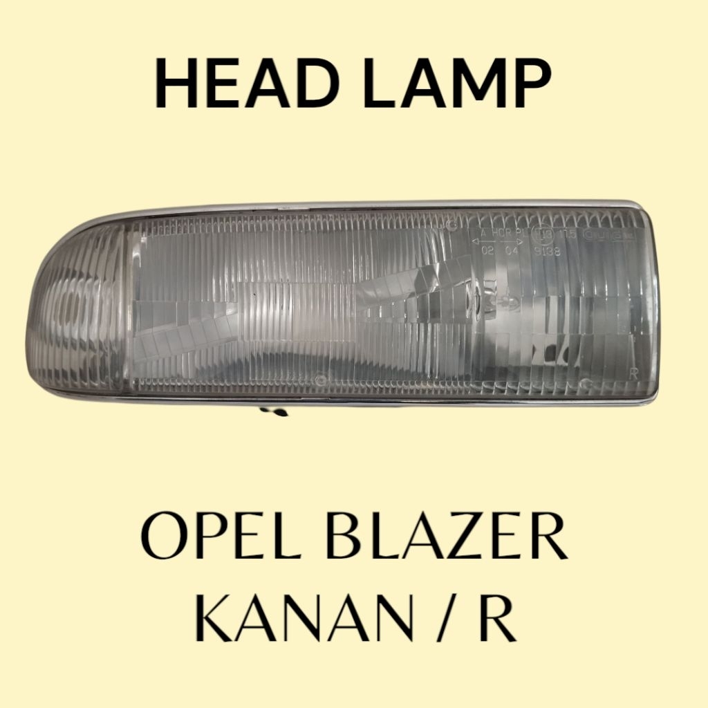 headlamp lampu depan Opel blazer kanan / r
