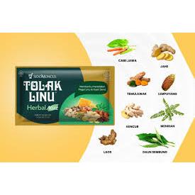 

Tolak Linu Cair Dus 5's Herbal Alami - Pegal Linu Nyeri Sendi