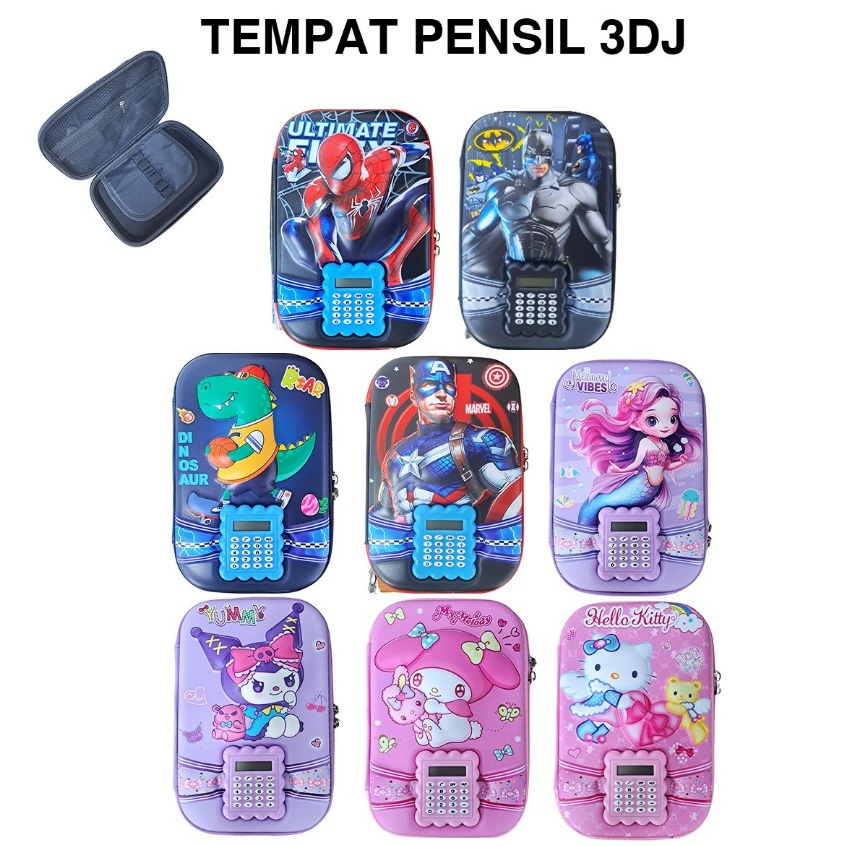 

Tempat Pensil Kalkulator Large 3DJ-L Pencil Case Calculator