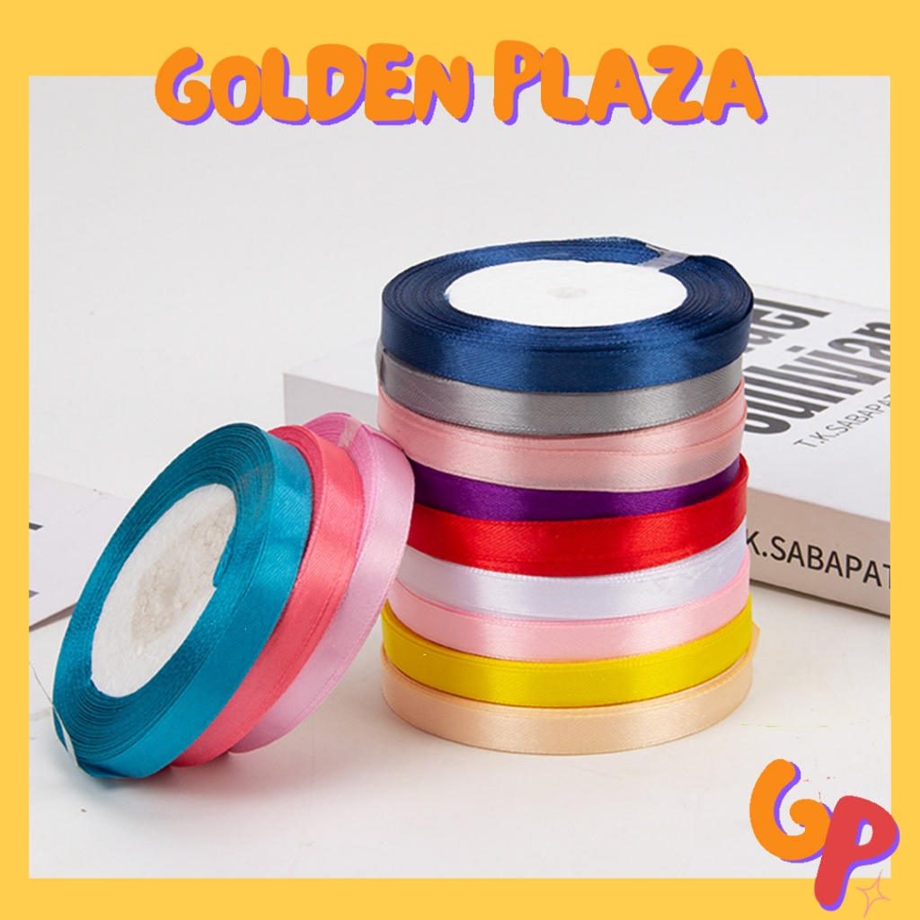 

(ROLL) PITA KERTAS BUKET BUNGA SATIN 1cm PITA KADO BUNGKUSAN BUNGA WATERPROOF PT01