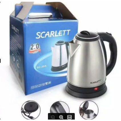 Teko Listrik 1.8 L/Teko Pemanas Air Panas/Electric Kettle/teko 2.0 Liter ( SCARLET , SQRS , MYVO )