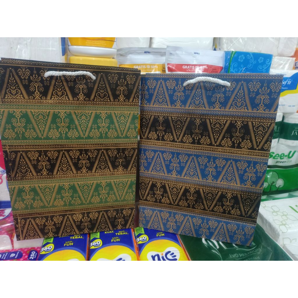 

paper bag polio batik new motif isi 12 pcs terlaris dan termurah