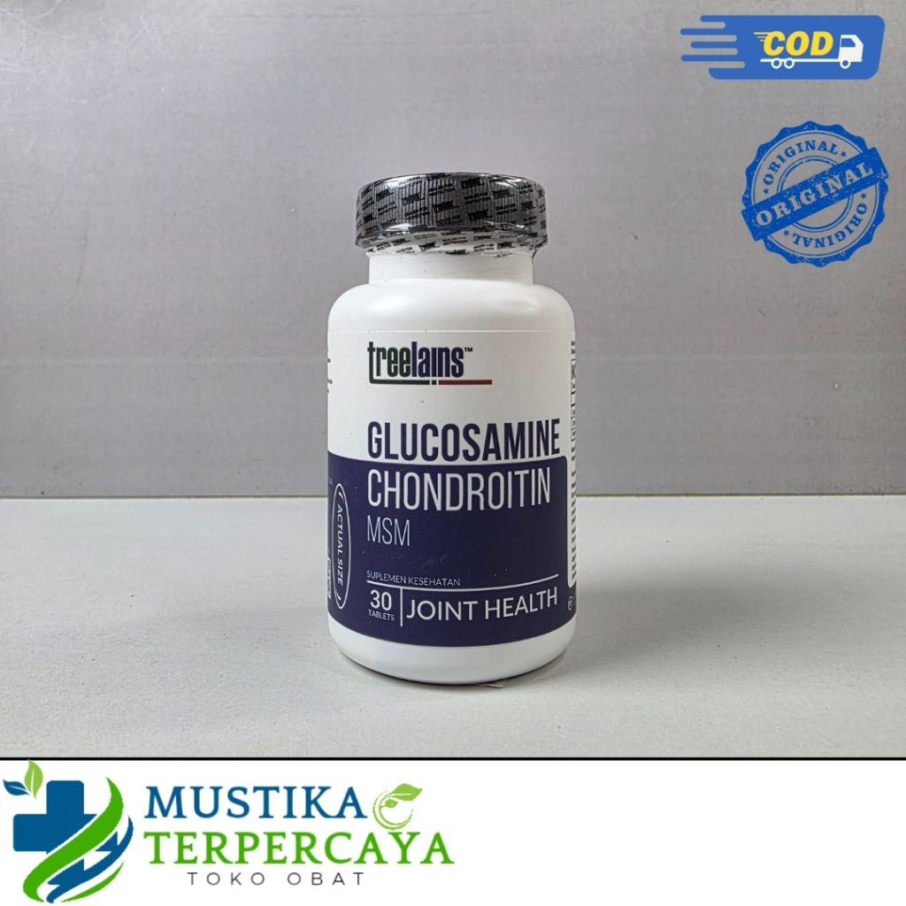 Treelains Glucosamine Chondroitin MSM Tablet Suplemen Sendi - 30 Tablet