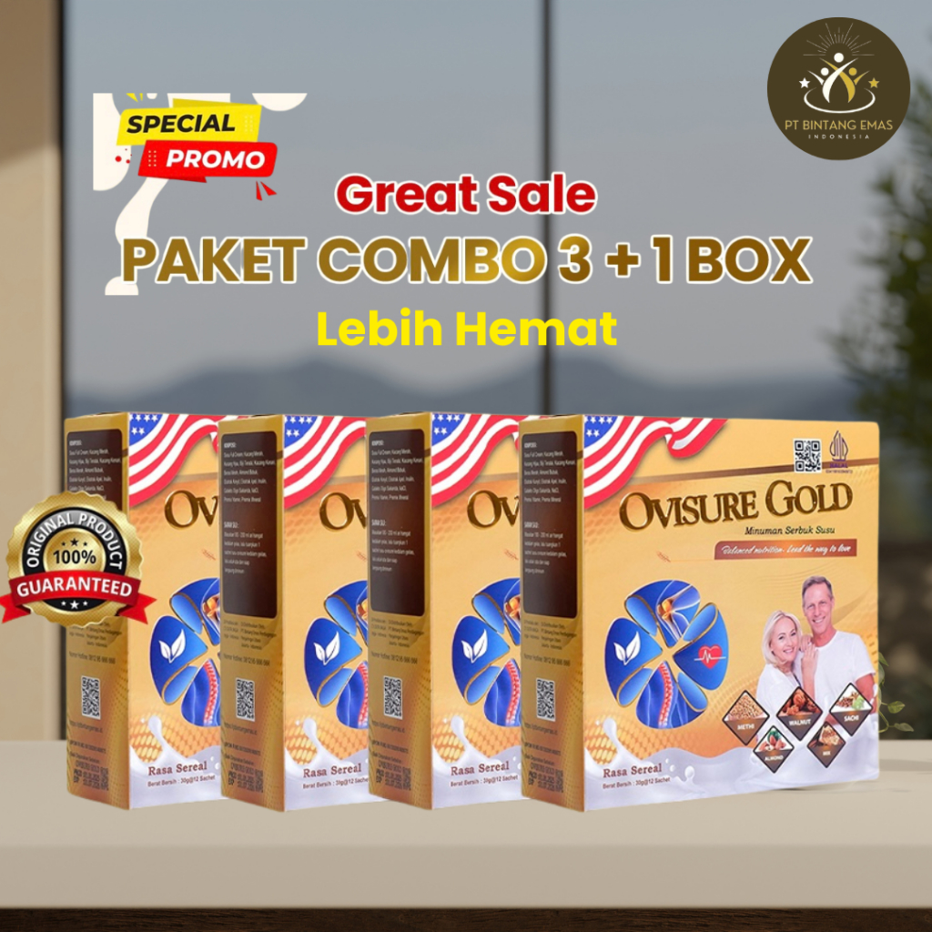 

OVISURE GOLD PAKET 4 BOX | 100% Asli Original Resmi PT Bintang Emas Perdagangan Indonesia