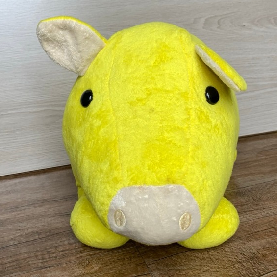 Boneka Babi Pig Besar Warna Kuning Ukuran Jumbo XL