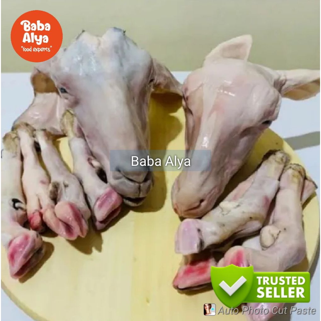 

Kepala Kambing 1 Set | 1 Kepala + 4 Kaki | Sudah Bersih | Siap Dimasak | Fresh Setiap Hari