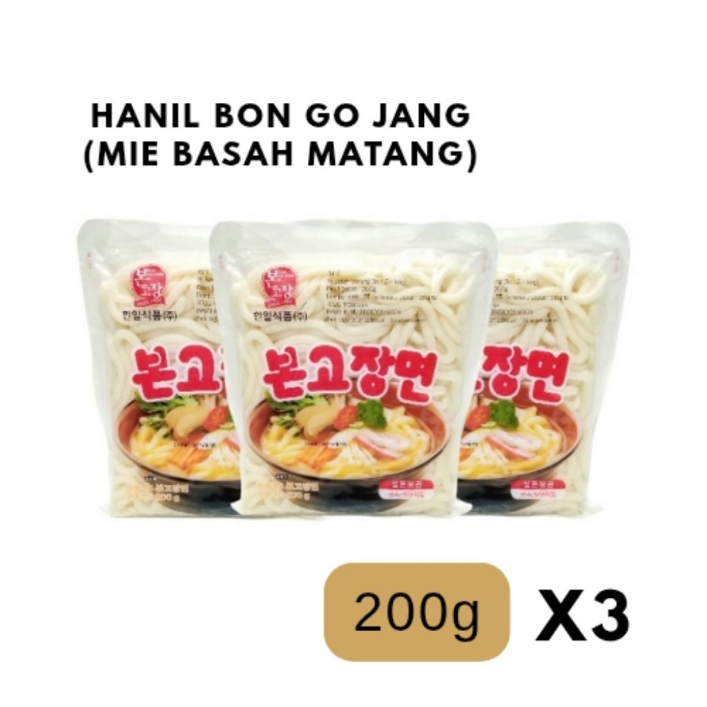

3pcs hanil bon go Jang 200g / mie basah matang