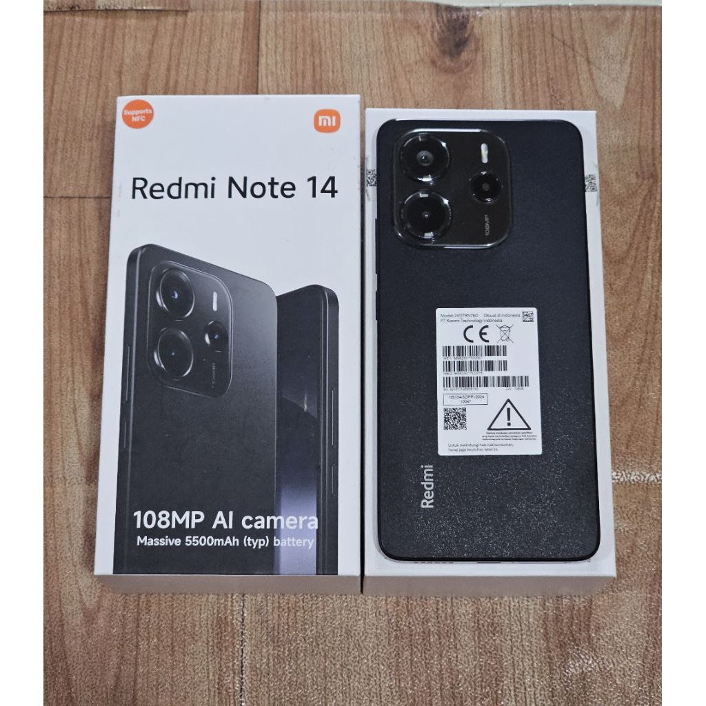 XIAOMI REDMI NOTE 14 4G 8/128 SECOND MULUS FULLSET ACC LENGKAP