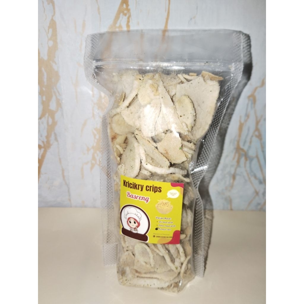 

Basreng rasa rumput laut /keripik basreng.100gram||Kricikry crips