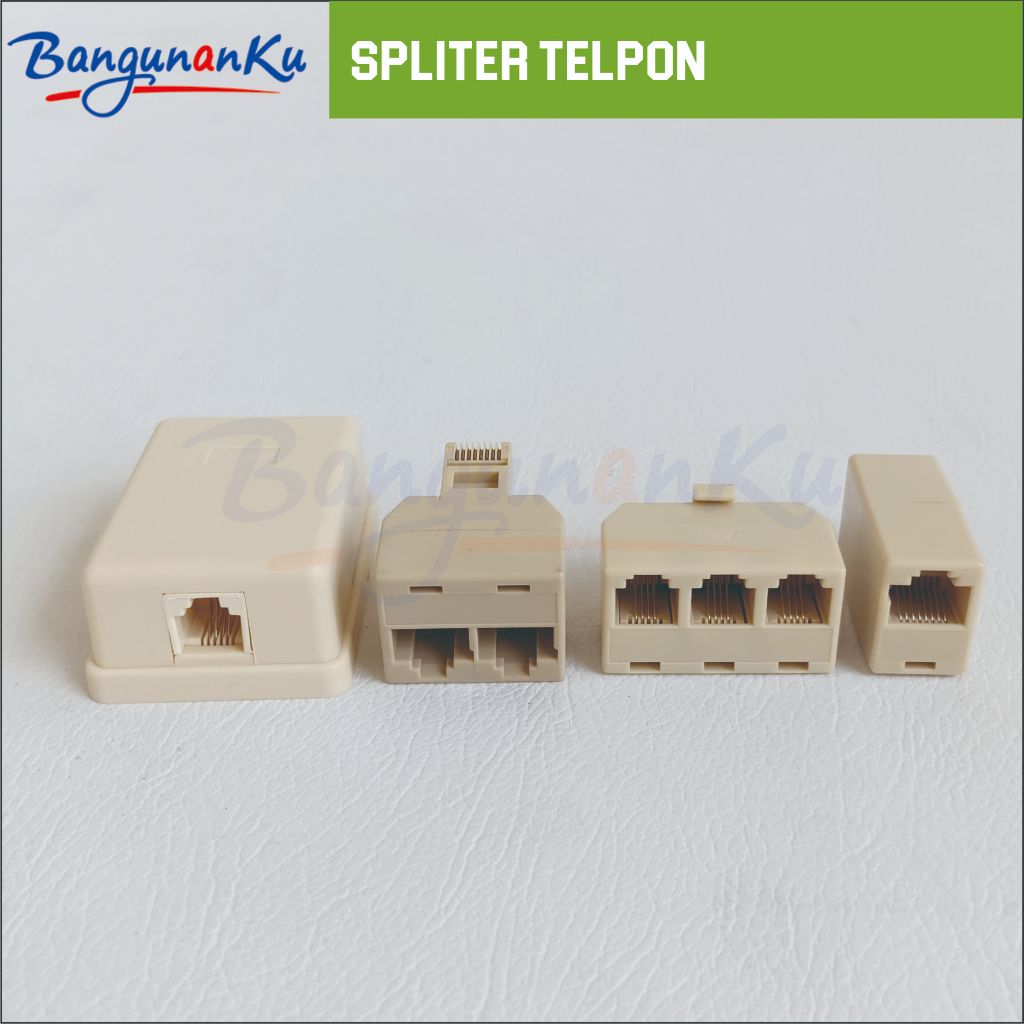 SPLITER TELPON /SPLITTER RJ11 1 KE 1/TELEPON LINE SPLITTER 1 OUTPUT