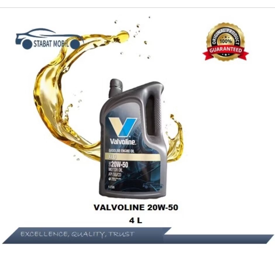 Valvoline XLD 20W-50 (4 L) Oli Solar dan Bensin