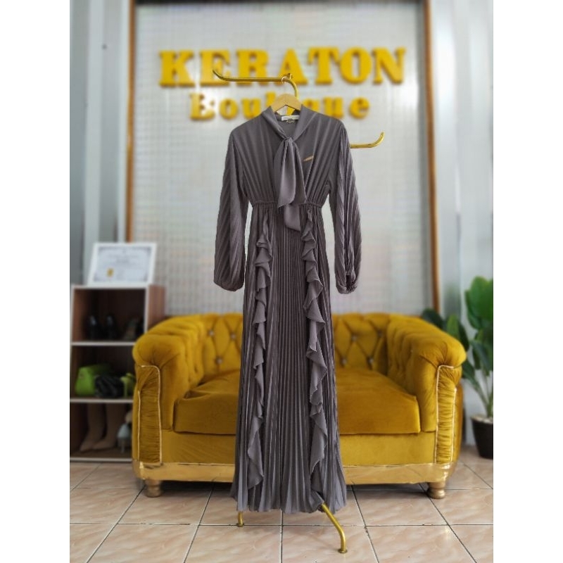 Gamis Plisket Shella Saukia