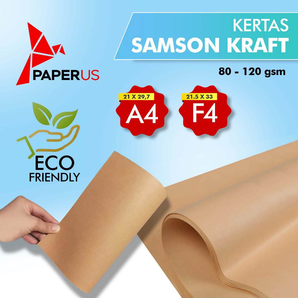 

Kertas Samson A4 & F4 | Kertas Bungkus Samson A4