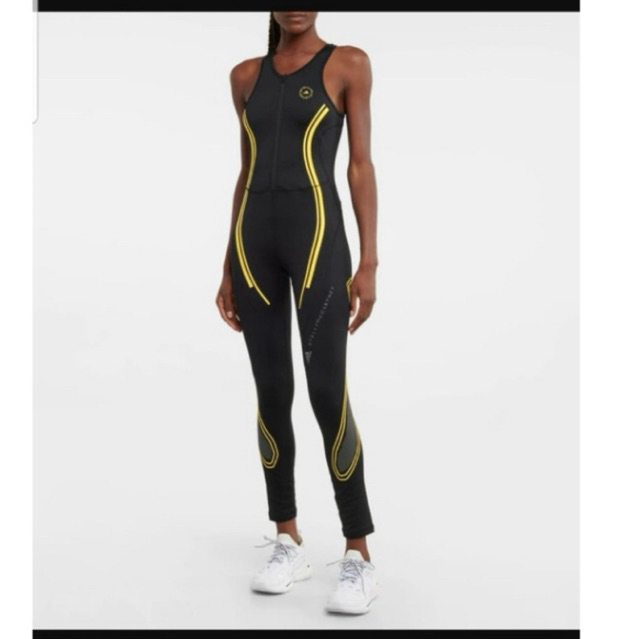 jumpsuit adidas stella mccartney black yellow