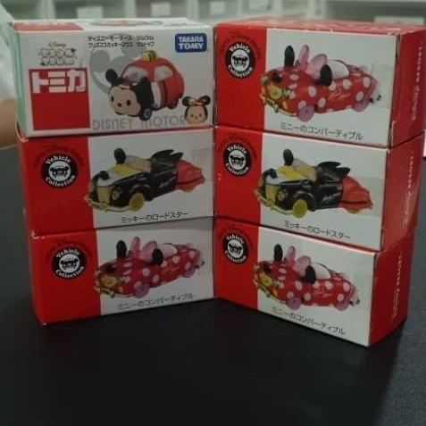 Tomica Disney Mickey Roadster Tuxedo Minnie New Polkadots Japanese