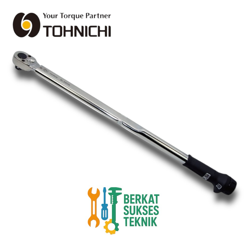 Kunci Torsi Tohnichi QL280N 40 - 280 Nm 1/2” Inch Square Drive Tohnichi Torque Wrench