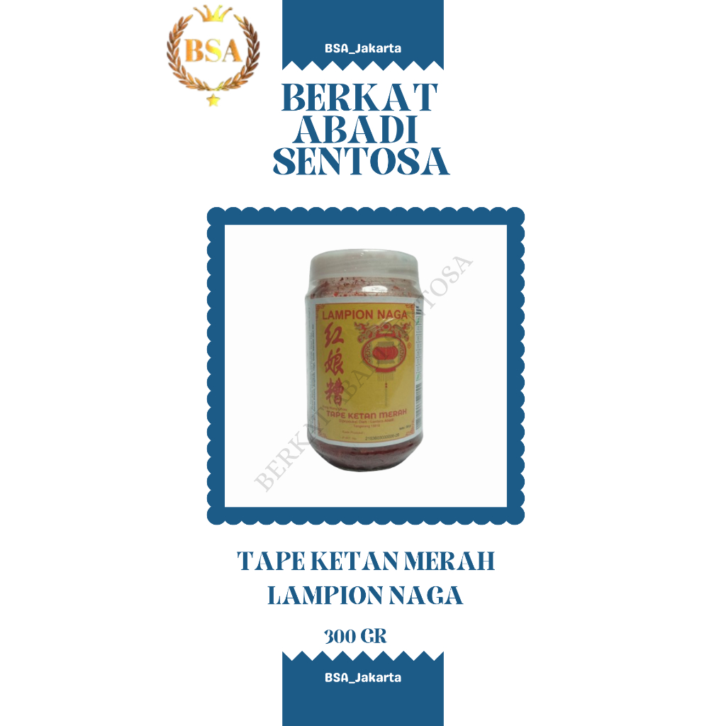 

TAPE KETAN MERAH LAMPION NAGA (300 GR)