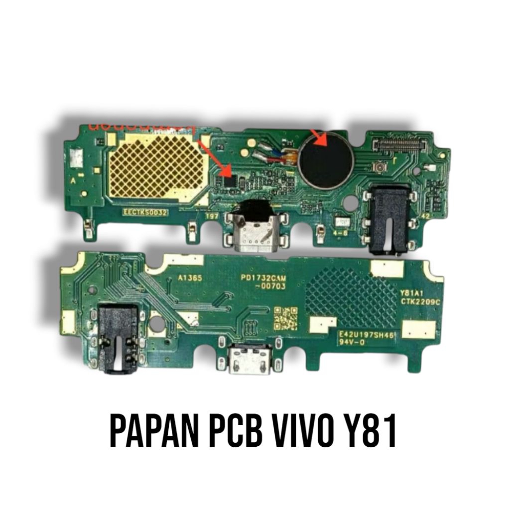 papan pcb connector Charger Vivo Y81 - Papan cas vivo y81