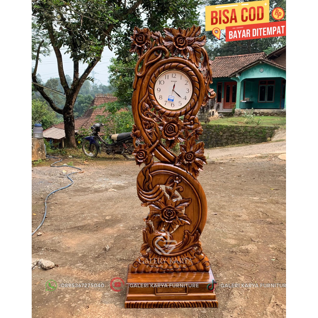 JAM HIAS JATI UKIR JEPARA