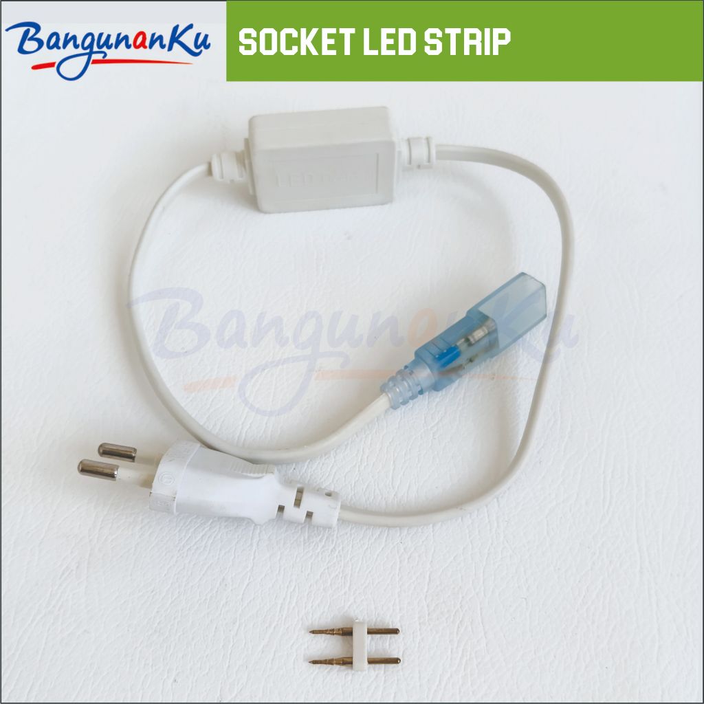 SOCKET LED STRIP/KONEKTOR LED STRIP/SOCKET KLIP LED STRIP/PENGHUBUNG JALUR LED STRIP/CLIP CONNECTOR 