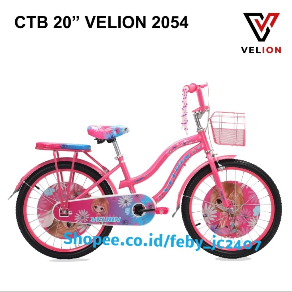 Sepeda Mini Keranjang 20 inch Velion