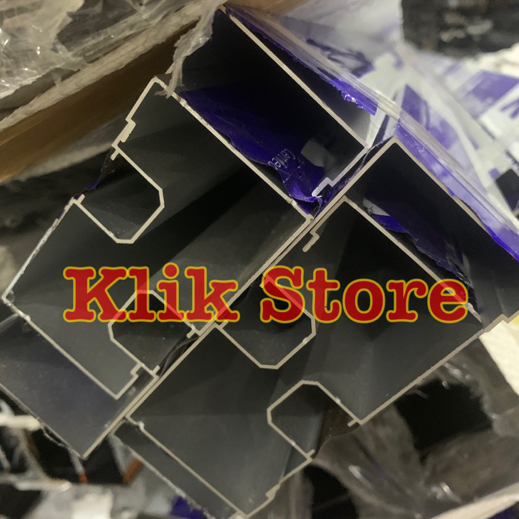 Aluminium M Polos Kusen 4 inch ALEXINDO // PER BATANG 6 meter