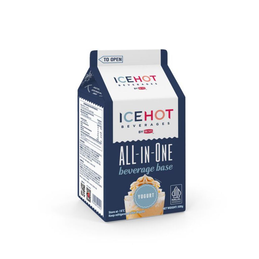 

ICE HOT BEVERAGES BY RICH'S 500gr ALL-IN-ONE YOGURT