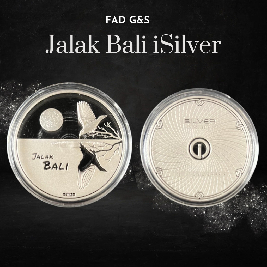 finesilver perak jalak bali proof 1 oz isilver