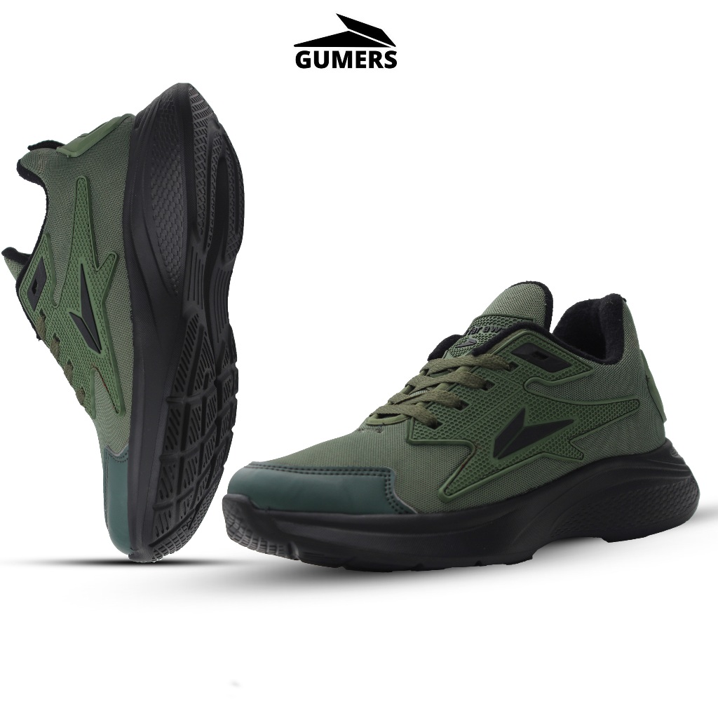 Gumers WFA,Sneakers Pria Wanita ARMY,sepatu sport running jogging,sekolah,kerja santai,senam,lari
